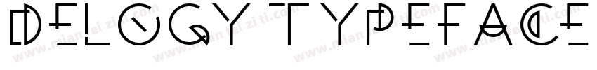 Delogy Typeface字体转换